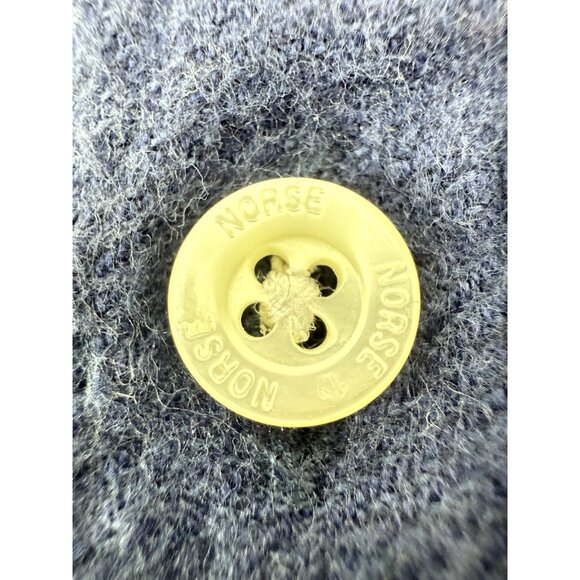 Norse Projects Shirt Mens Size Large Navy Long Sleeve Osvald Brushed Flannel - Picture 5 of 11